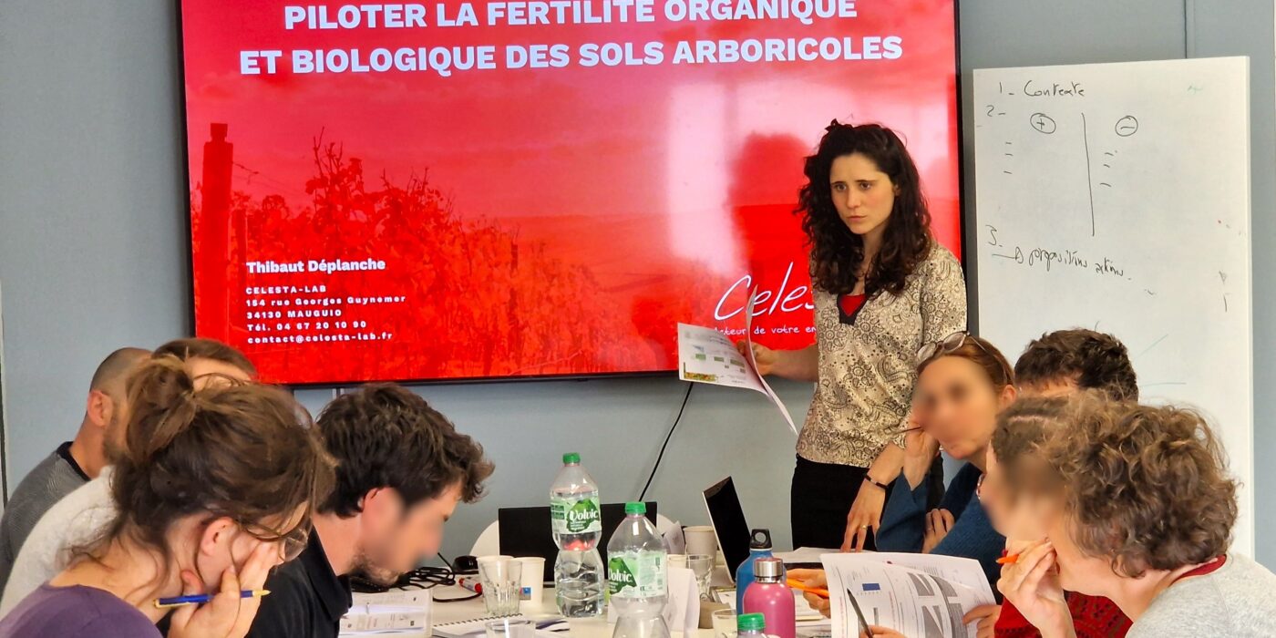 Formation analyse biologique des sols